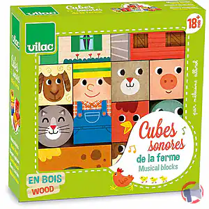 Rappel produit CUBES SONORES DE LA FERME VILAC