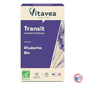 Rappel produit VITAVEA BIEN ETRE Transit Rhubarbe BIO VITAVEA BIEN ETRE