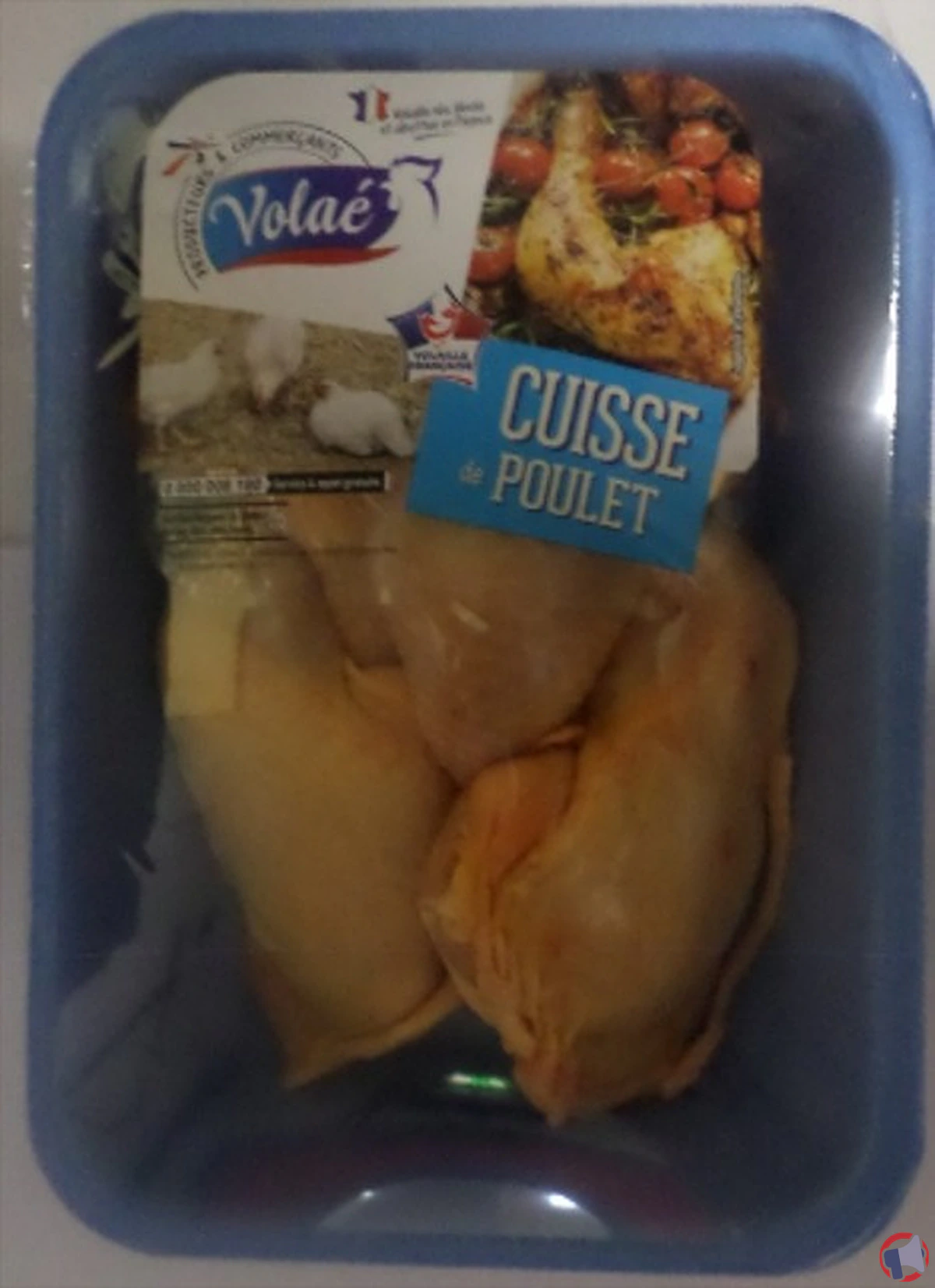 Rappel de produit : Cuisse de poulet de la marque VOLAE pour risque de listériose