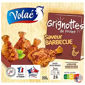 Rappel produit Grignottes de poulet rôties VOLAE