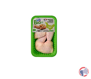 Rappel produit MORCEAUX CHOISIS DE POULET - CUISSES DE POULET BIO X2 VOLAE