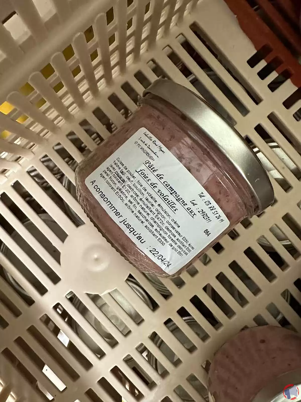 Rappel de produit : Pâté de campagne aux foies de volaille de la marque Volailles René Meyer
