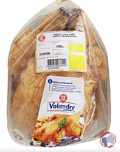 Rappel produit POULET CUIT FUME VOLANDRY