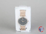 Rappel produit Montre rose doré + noir métal VSL (photo numéro 1)