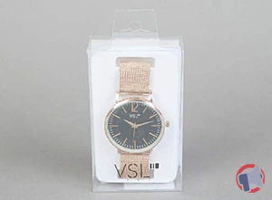 Rappel produit Montre rose doré + noir métal VSL