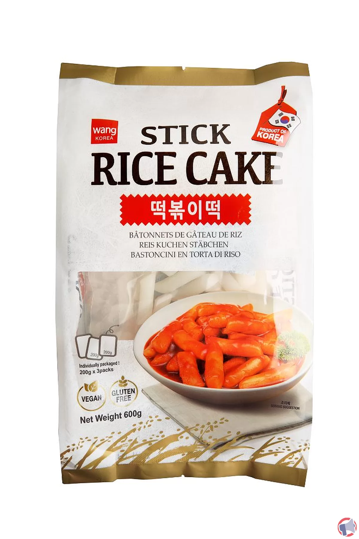 Rappel de produit : Pâte de riz 600g de la marque Wang
