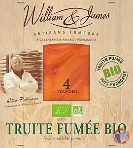 Rappel produit Truite Fumée Bio 100G William et James