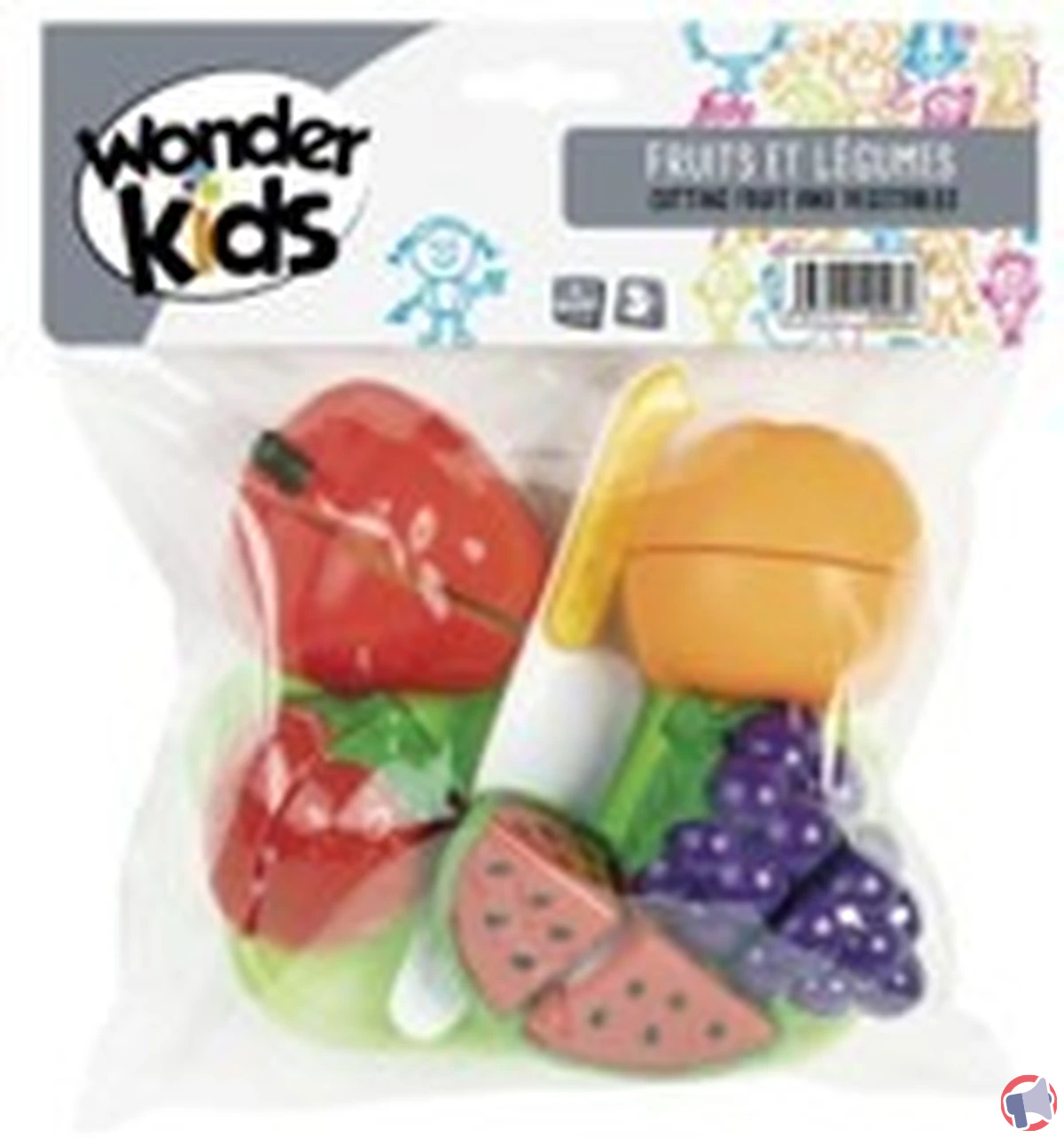 Rappel wonderkids : fruits et légumes assortis (risques sanitaires)