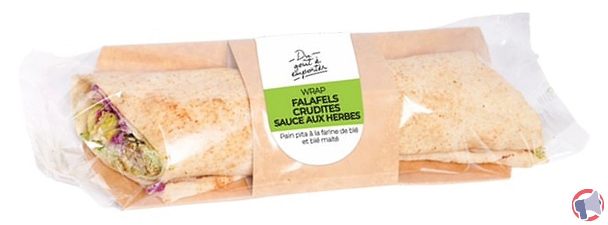 Rappel - Wrap falafels crudités : analyse et recommandations