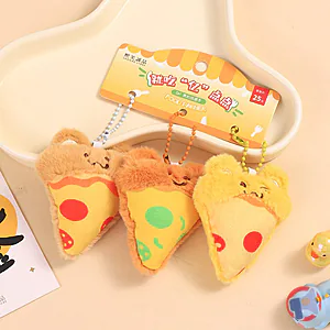 Rappel produit Cute Cat Pizza Plush Keychain Ximi-V