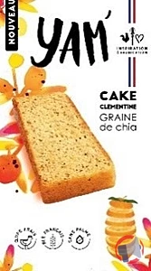Rappel produit Cake clémentine graines de chia YAM'