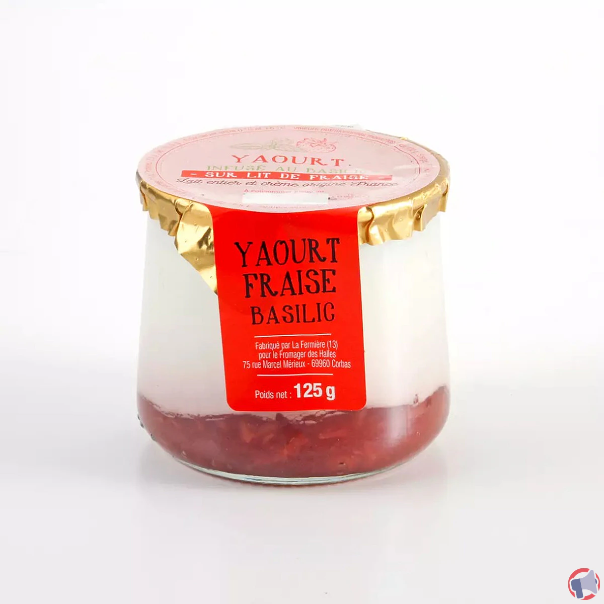 Rappel du yaourt fraise basilic 125g : informations et précautions