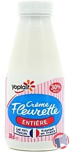 Rappel produit CRÈME FLEURETTE 30% 38CL Yoplait