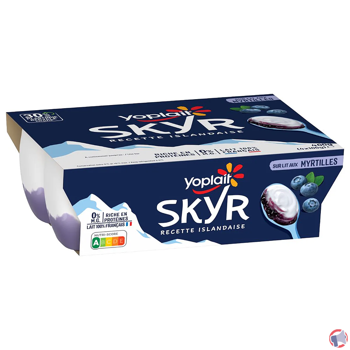 Rappel de produits Yoplait Skyr : déformation de l'emballage et risques organoleptiques