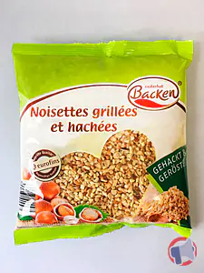 Rappel produit Noisettes grillées et hachées 200g Zauberhaft Backen