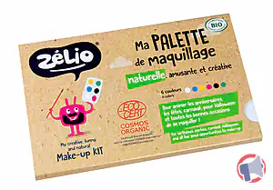 Rappel produit Palette de maquillage naturelle amusante et créative ZELIO