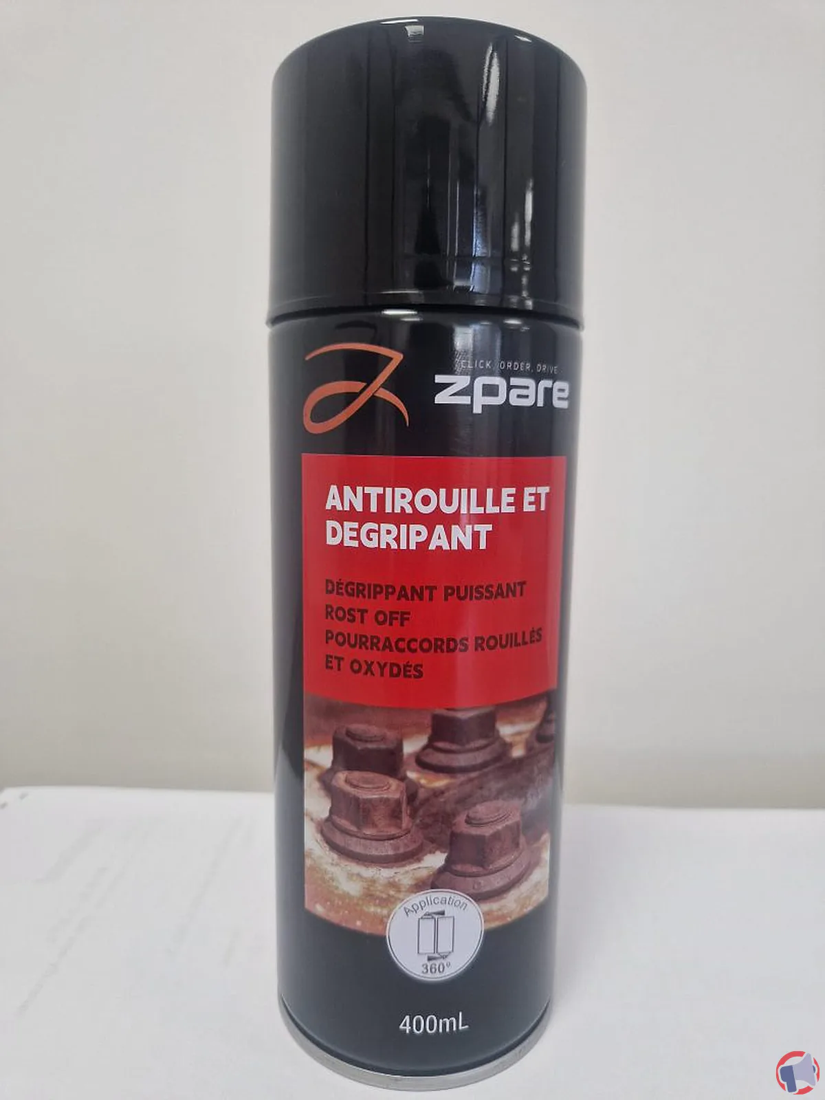 Rappel : zpare antirouille dégripant (risques liés à un produit aérosol)